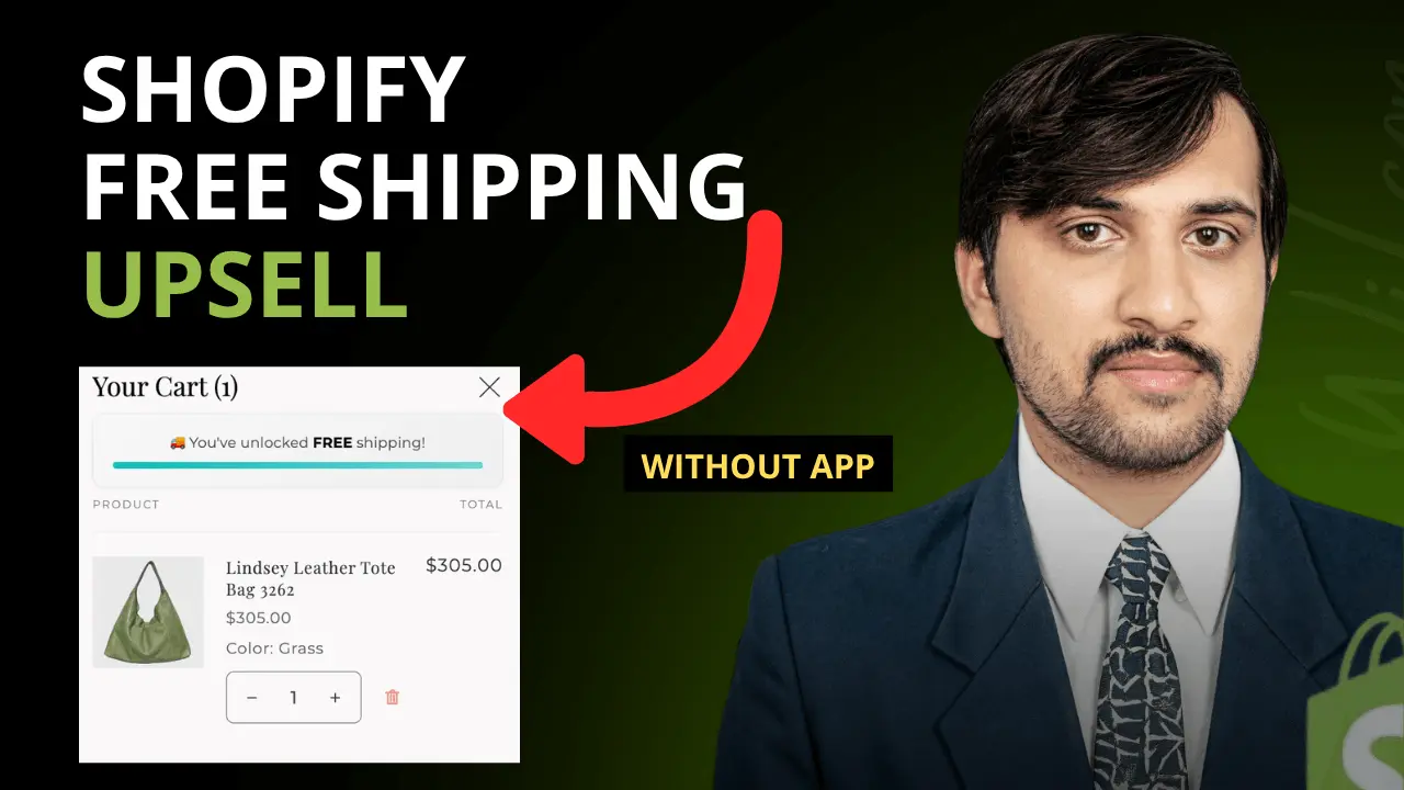 Free Shipping Progress Bar tutorial