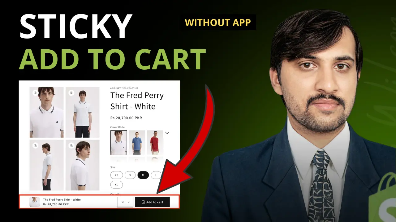 Sticky Add to Cart Button Shopify Without App 2026